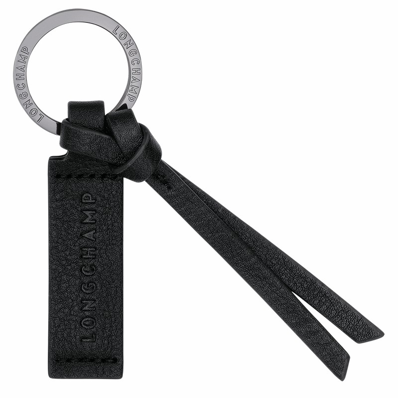 Longchamp 3D Key rings - Leather Black USA | 36059HCV001-