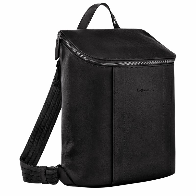 Longchamp 3D M Backpack - Leather Black USA | 10243HCV001