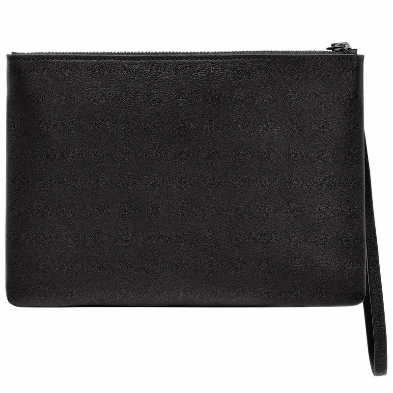 Longchamp 3D Pouch - Leather Black USA | 30032HCV001-