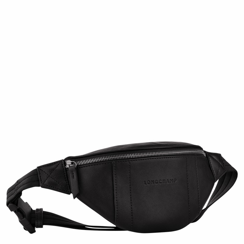 Longchamp 3D S Belt bag - Leather Black USA | 20054HCV001