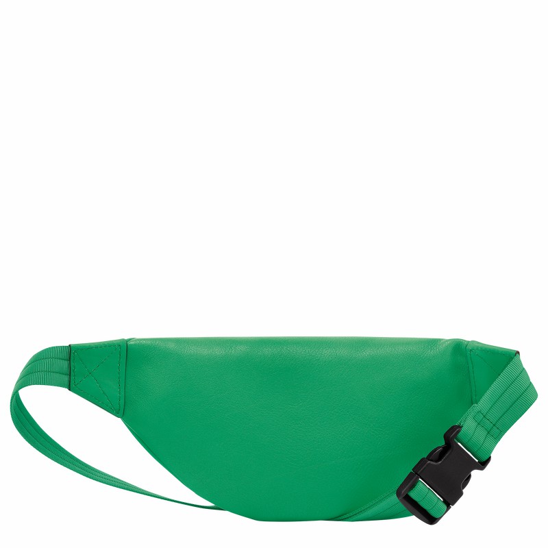 Longchamp 3D S Belt bag - Leather Green USA | 20054HCV129