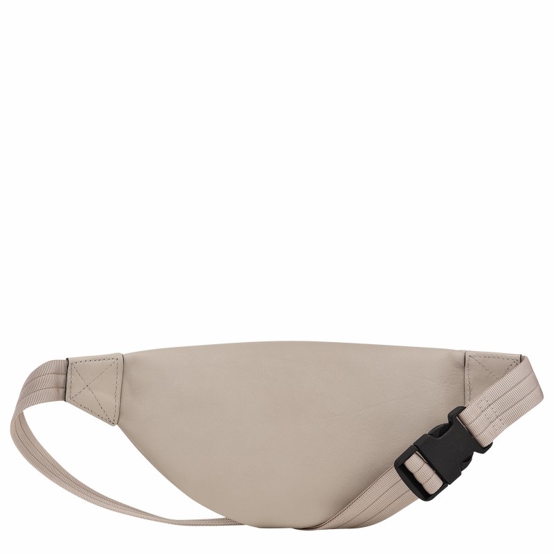 Longchamp 3D S Belt bag - Leather Grey USA | 20054HCV299