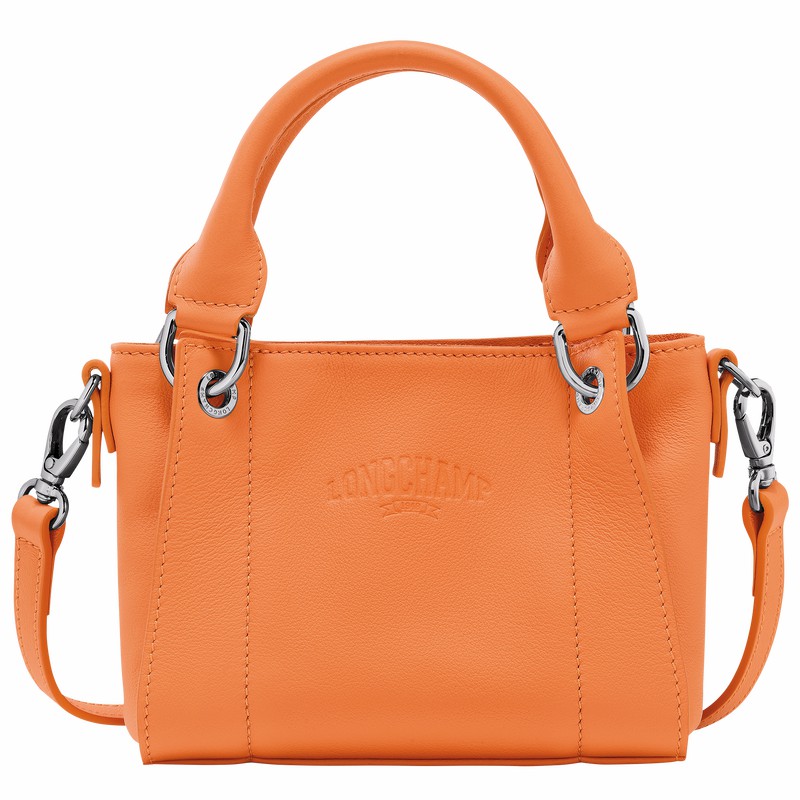 Longchamp 3D XS Handbag - Leather Orange USA | 10254HFA017