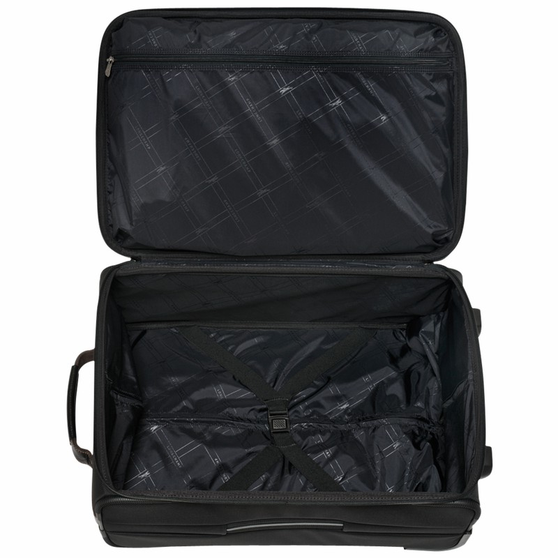 Longchamp Boxford M Suitcase - Recycled canvas Black USA | L1429080001