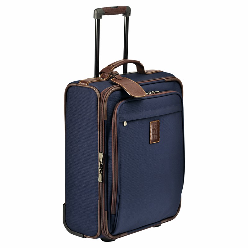 Longchamp Boxford S Suitcase - Recycled canvas Blue USA | L1422080127-