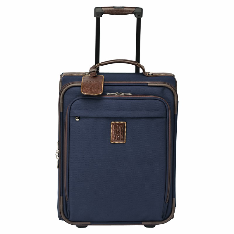 Longchamp Boxford S Suitcase - Recycled canvas Blue USA | L1422080127-