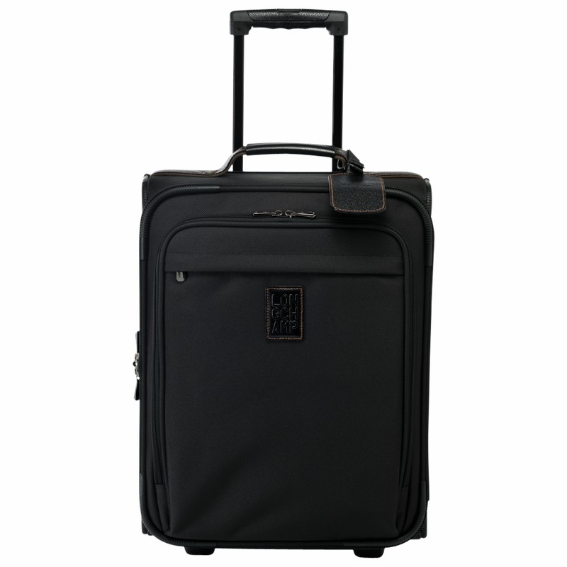 Longchamp Boxford S Suitcase - Recycled canvas Black USA | L1422080001-