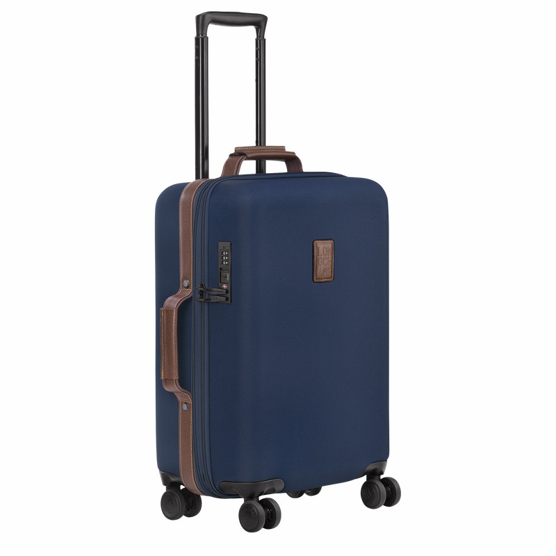 Longchamp Boxford S Suitcase - Recycled canvas Blue USA | 24017080127-