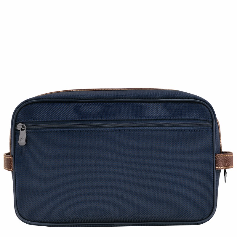 Longchamp Boxford Toiletry case - Recycled canvas Blue USA | L1005080127-