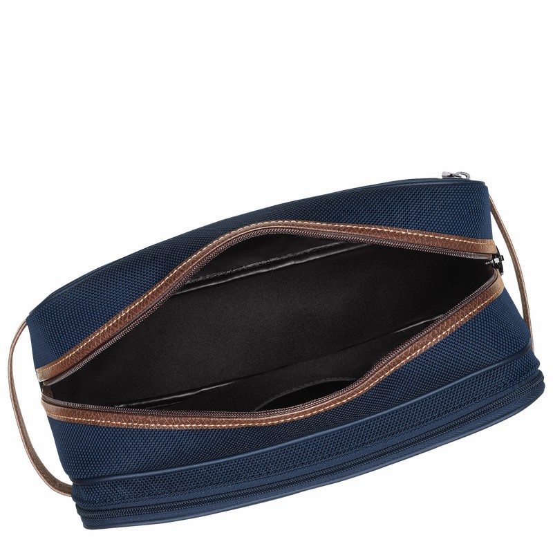 Longchamp Boxford Toiletry case - Recycled canvas Blue USA | L1005080127-