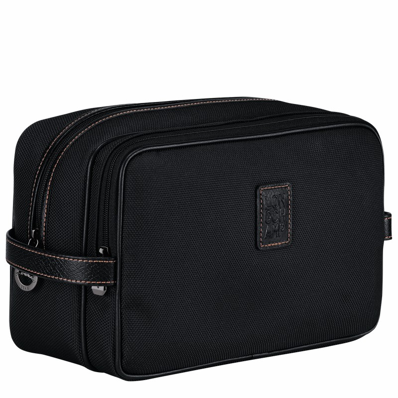 Longchamp Boxford Toiletry case - Recycled canvas Black USA | L1005080001-