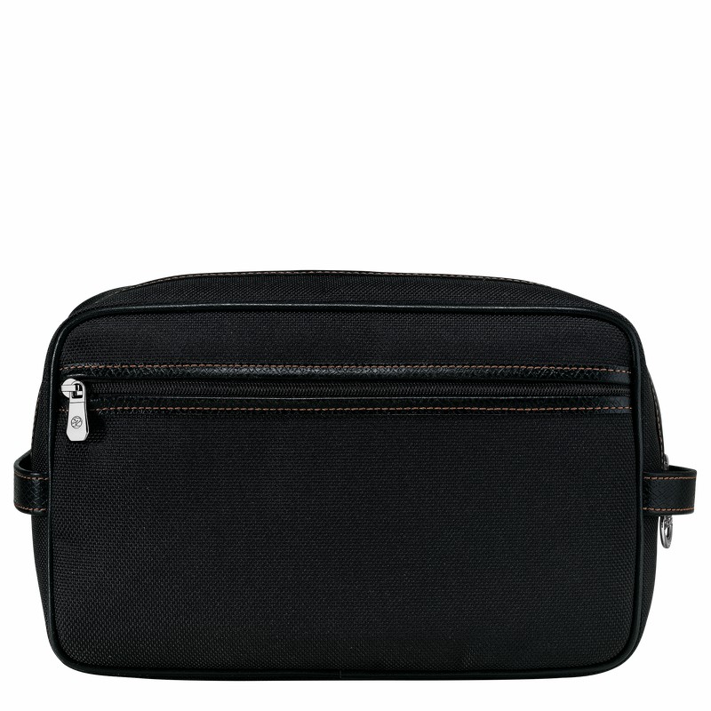 Longchamp Boxford Toiletry case - Recycled canvas Black USA | L1005080001-