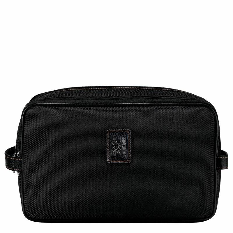 Longchamp Boxford Toiletry case - Recycled canvas Black USA | L1005080001-