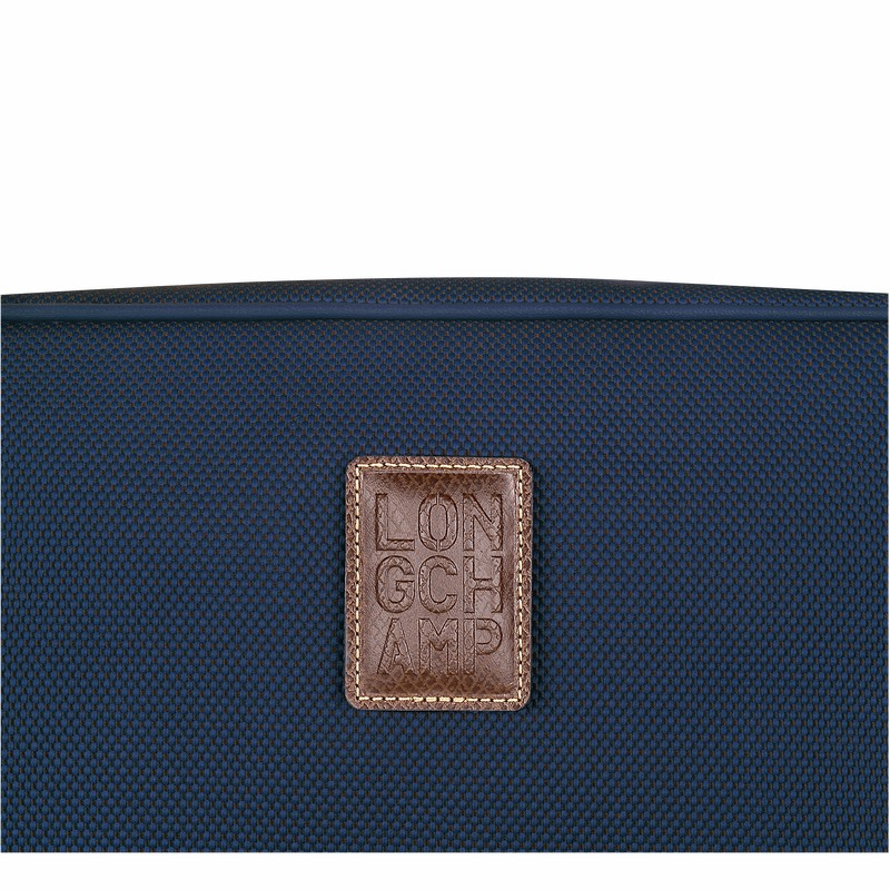 Longchamp Boxford Toiletry case - Recycled canvas Blue USA | L1034080127