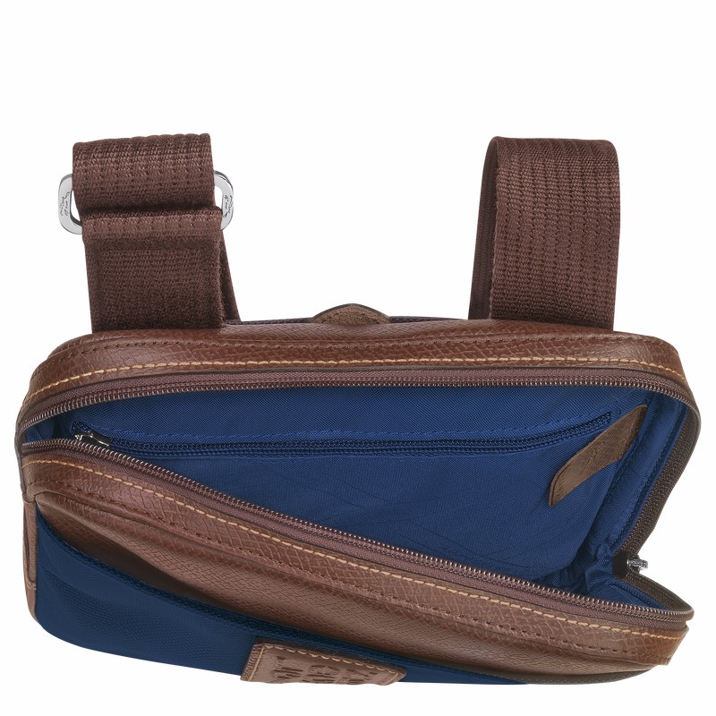 Longchamp Boxford XS Crossbody bag - Recycled canvas Blue USA | L1712080127-