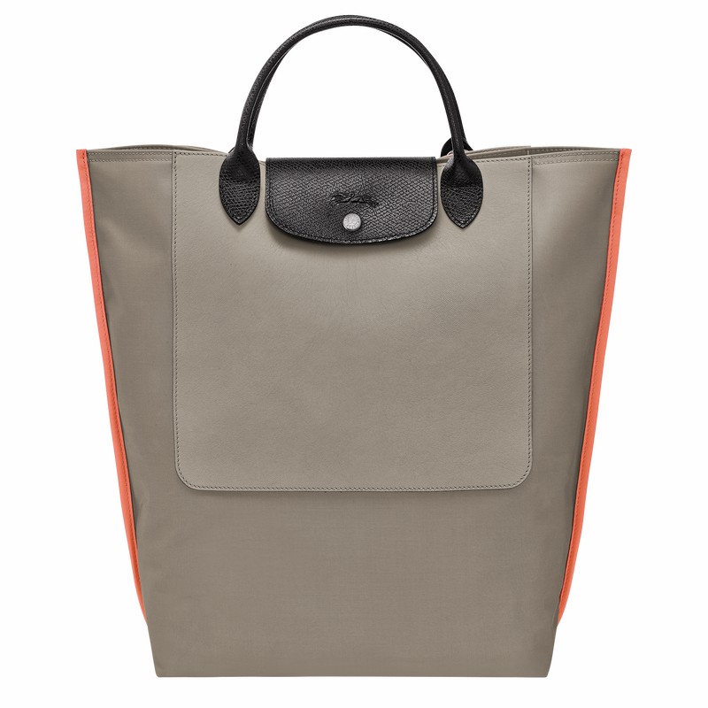 Longchamp Cabas M Tote bag - Canvas Grey USA | 10264093266-