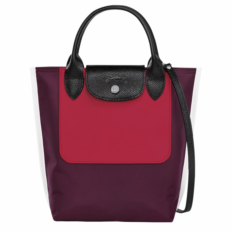 Longchamp Cabas XS Tote bag - Canvas Burgundy USA | 10263093009-