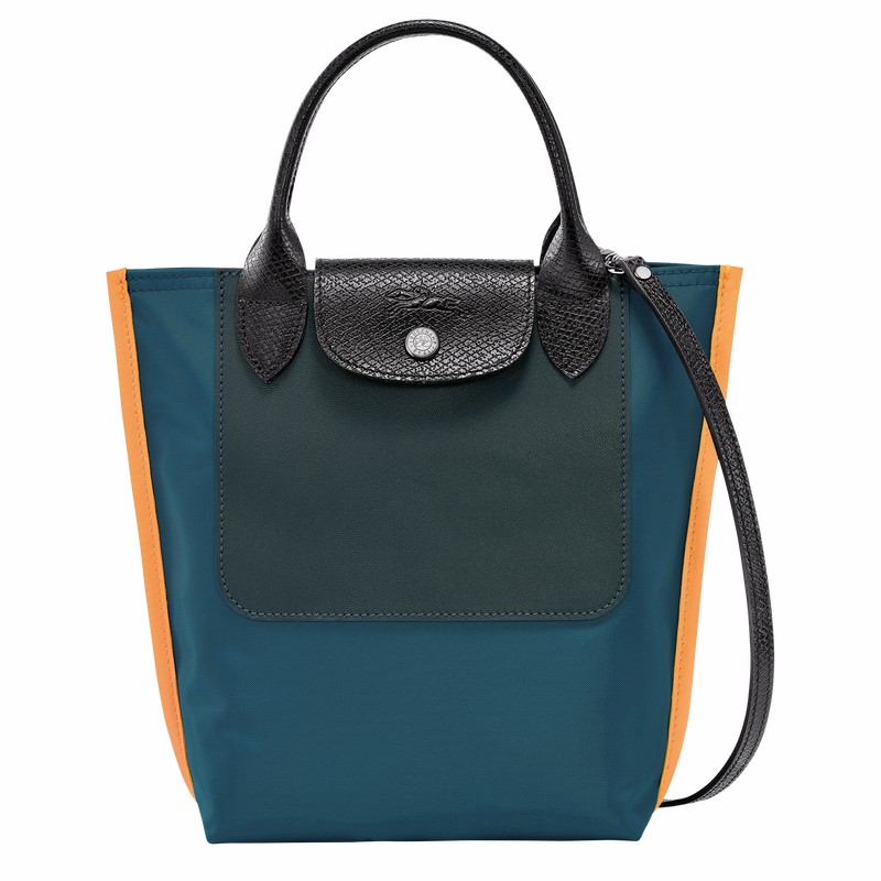 Longchamp Cabas XS Tote bag - Canvas Peacock USA | 10263093A56