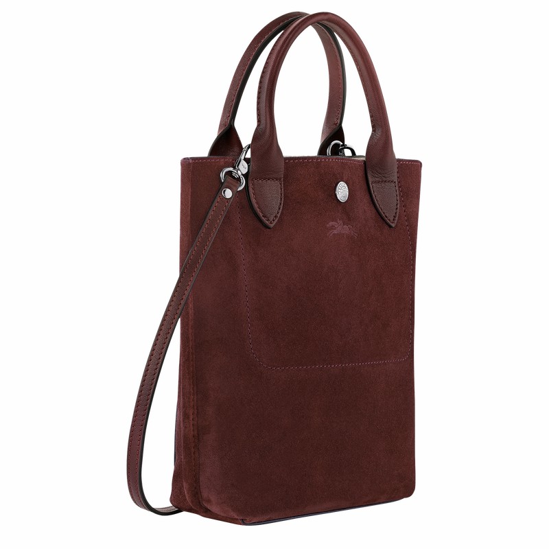 Longchamp Cabas XS Tote bag - Leather Burgundy USA | 10276HFO009