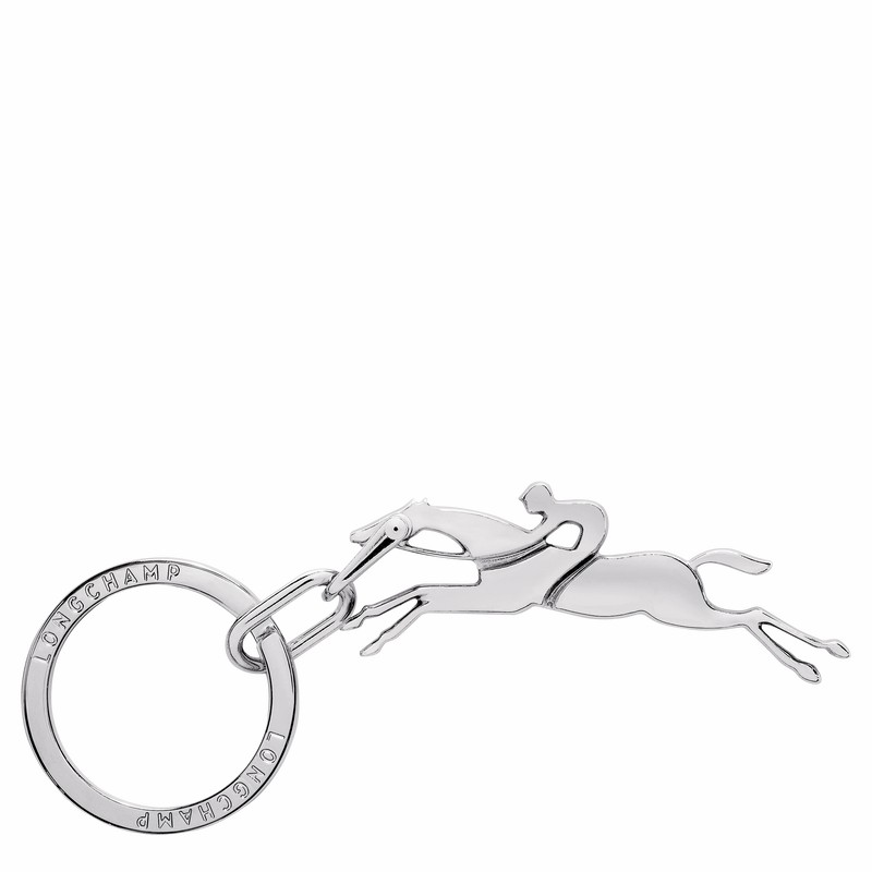 Longchamp Cavalier Key-rings - Metal Silver USA | 36015MET023-