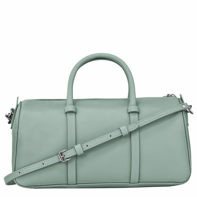 Longchamp Daylong M Handbag - Leather Celadon USA | 10271HFK282