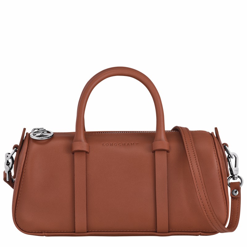 Longchamp Daylong S Handbag - Leather Bag Brown | 10270HFK504