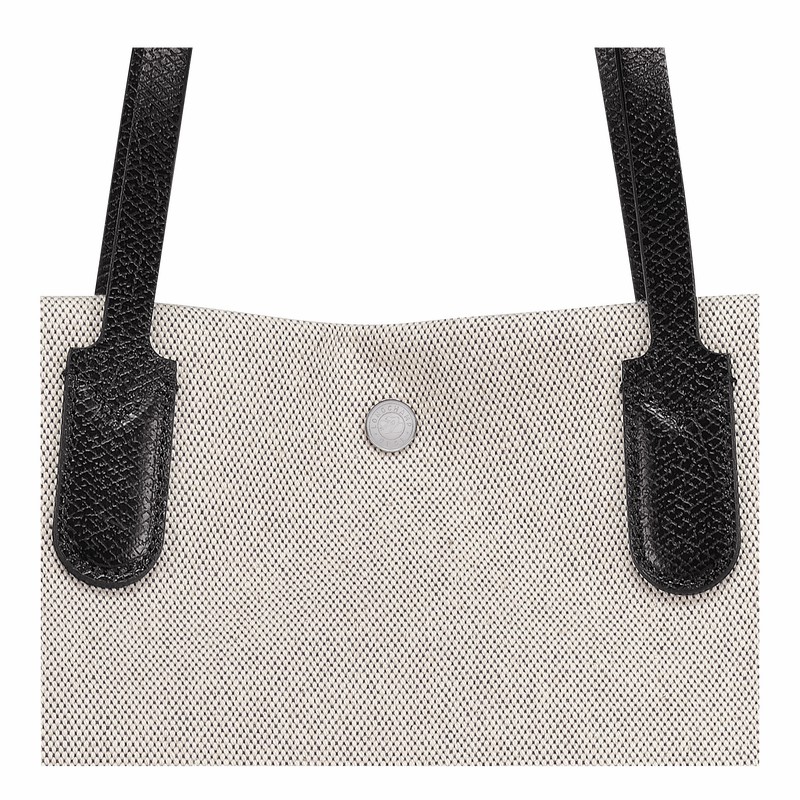 Longchamp Essential L Tote bag - Canvas White USA | 10090HSG037