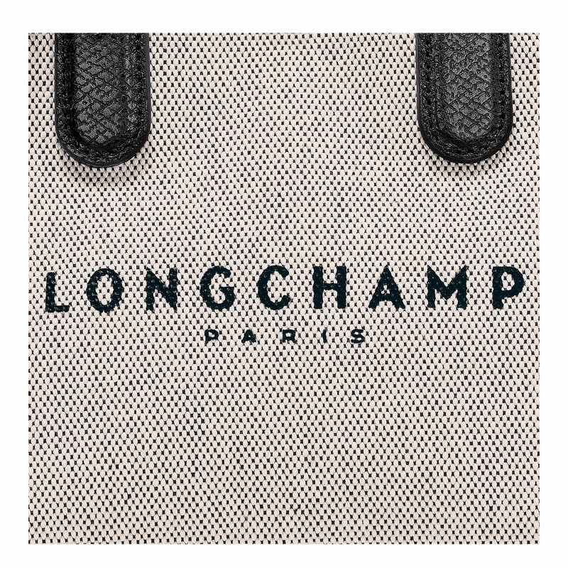 Longchamp Essential XS Handbag - Canvas White USA | 10259HSG037