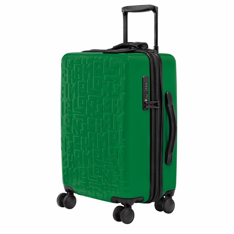 Longchamp LGP Travel M Suitcase - Polycarbonate Green USA | 24024423129-