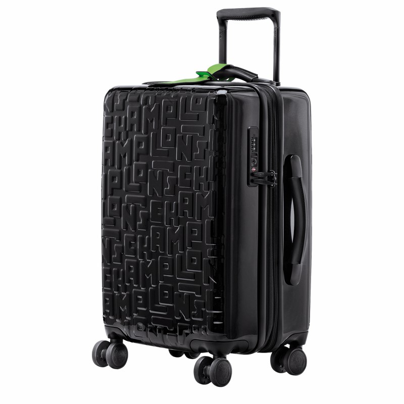 Longchamp LGP Travel M Suitcase - Polycarbonate Black USA | 24024423001-