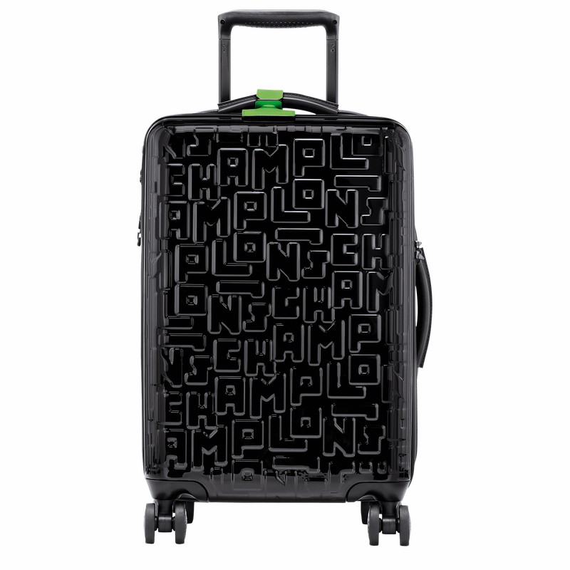 Longchamp LGP Travel M Suitcase - Polycarbonate Black USA | 24024423001-