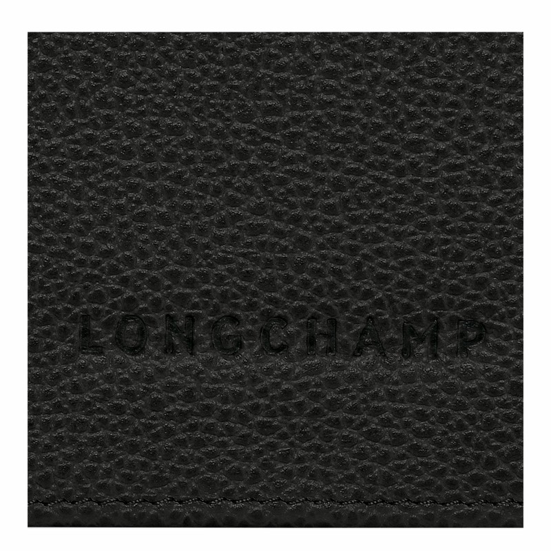 Longchamp Le FOULONNÉ Continental wallet - Leather Black USA | L3044021001