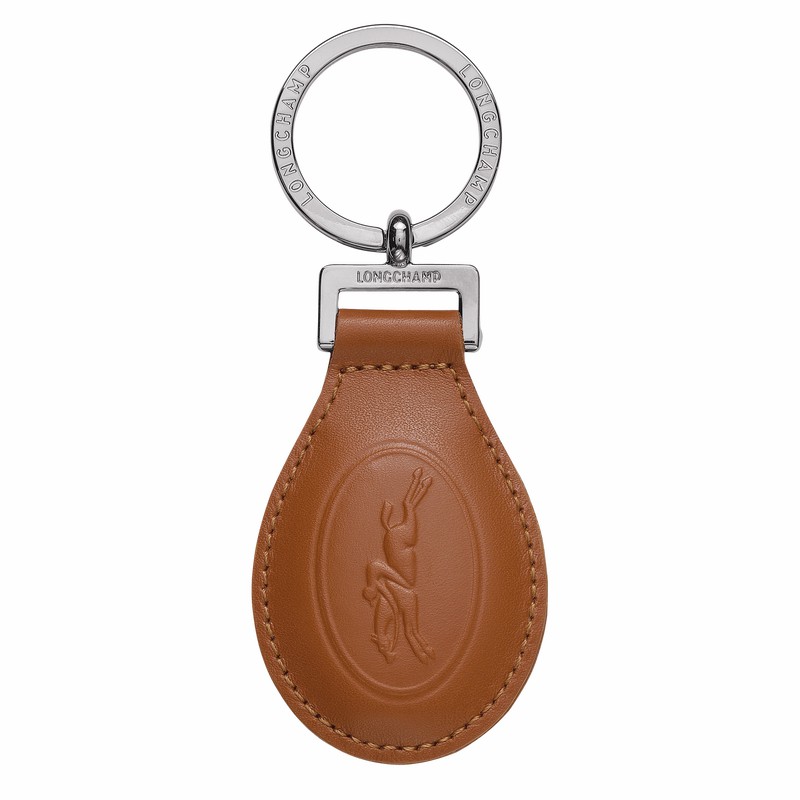 Longchamp Le FOULONNÉ Key-rings - Leather Caramel USA | L6926078F72-