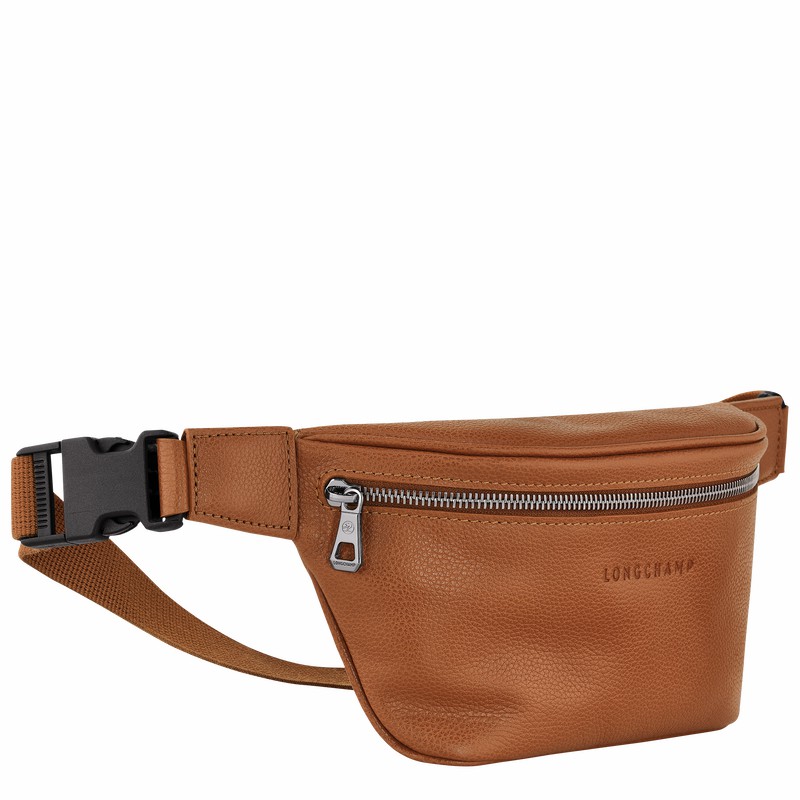 Longchamp Le FOULONNÉ M Belt bag - Leather Caramel USA | 20045021F72