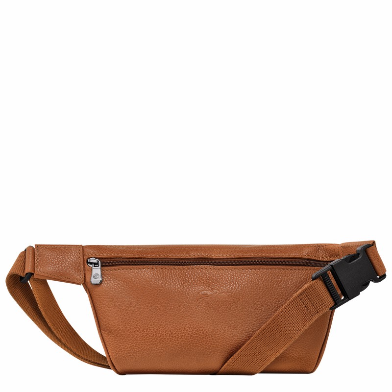 Longchamp Le FOULONNÉ M Belt bag - Leather Caramel USA | 20045021F72