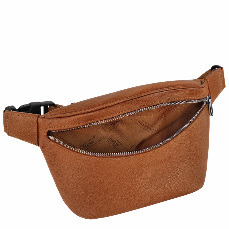 Longchamp Le FOULONNÉ M Belt bag - Leather Caramel USA | 20045021F72