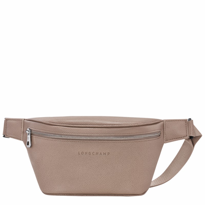 Longchamp Le FOULONNÉ M Belt bag - Leather Grey USA | 20045021F78