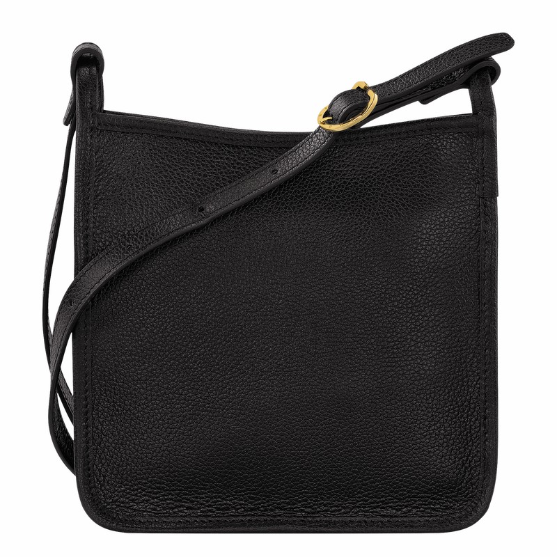 Longchamp Le FOULONNÉ S Crossbody bag - Leather Black USA | 10138021001