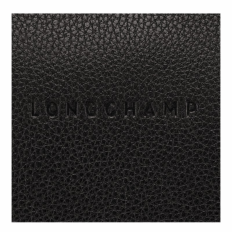 Longchamp Le FOULONNÉ S Crossbody bag - Leather Black USA | 10138021001