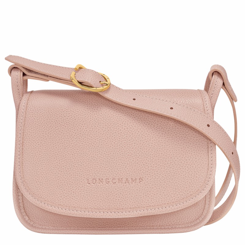 Longchamp Le FOULONNÉ S Crossbody bag - Leather Beige USA | 10134021542