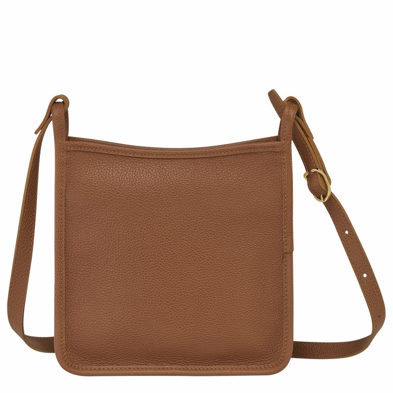 Longchamp Le FOULONNÉ S Crossbody bag - Leather Caramel USA | 10138021121