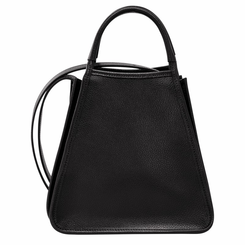 Longchamp Le FOULONNÉ S Handbag - Leather Bag Black | 10233021001