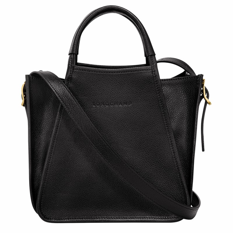 Longchamp Le FOULONNÉ S Handbag - Leather Bag Black | 10233021001