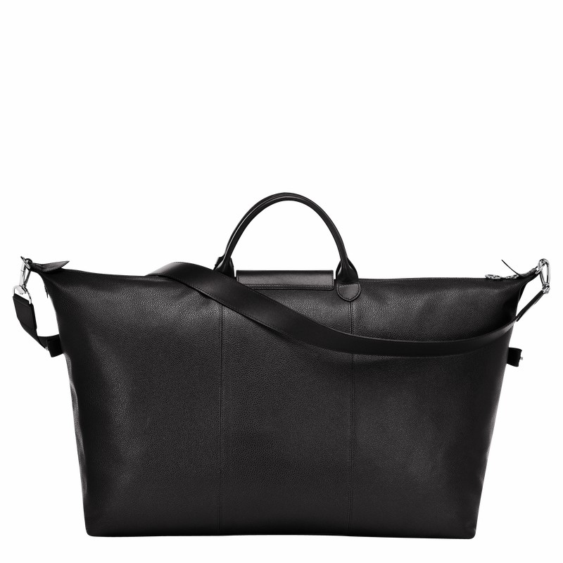 Longchamp Le FOULONNÉ S Travel bag - Leather Black USA | L1624021047-