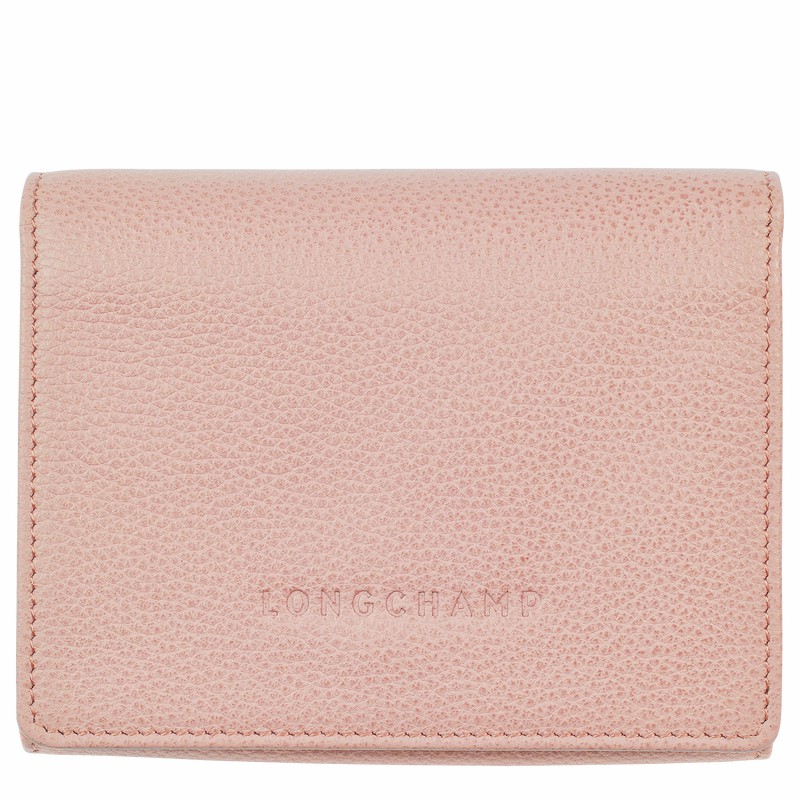 Longchamp Le FOULONNÉ Wallet - Leather Beige USA | 30021021542-