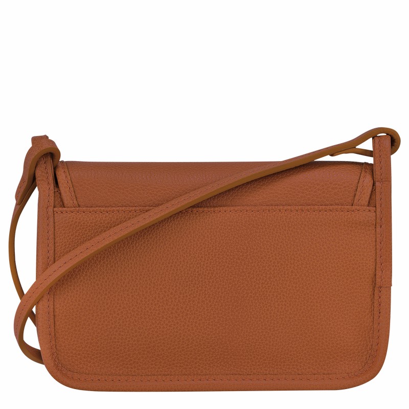 Longchamp Le FOULONNÉ XS Clutch - Leather Caramel USA | 10133021121