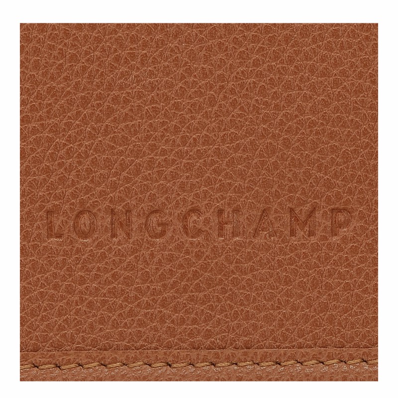 Longchamp Le FOULONNÉ XS Clutch - Leather Caramel USA | 10133021121