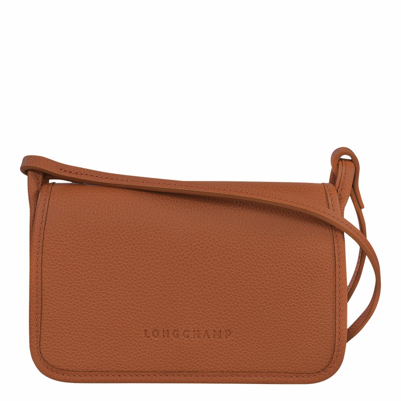 Longchamp Le FOULONNÉ XS Clutch - Leather Caramel USA | 10133021121