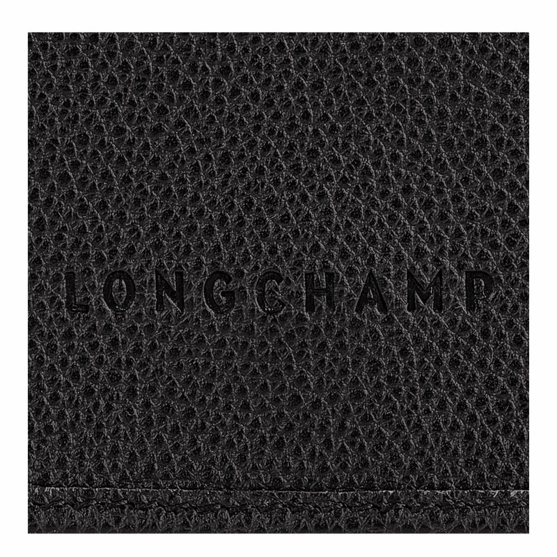 Longchamp Le FOULONNÉ XS Clutch - Leather Black USA | 10133021001