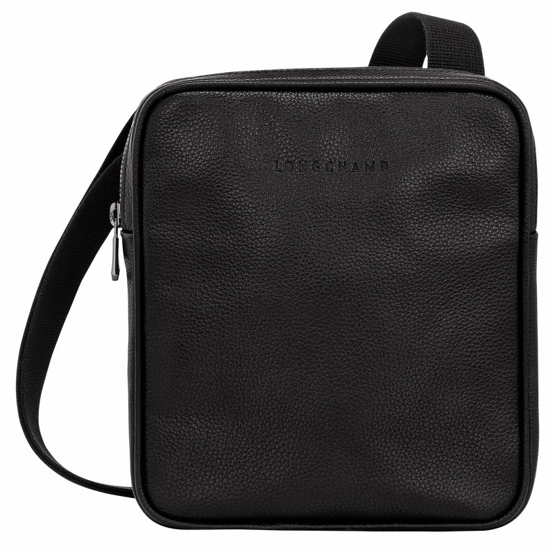 Longchamp Le FOULONNÉ XS Crossbody bag - Leather Black USA | L1712021047